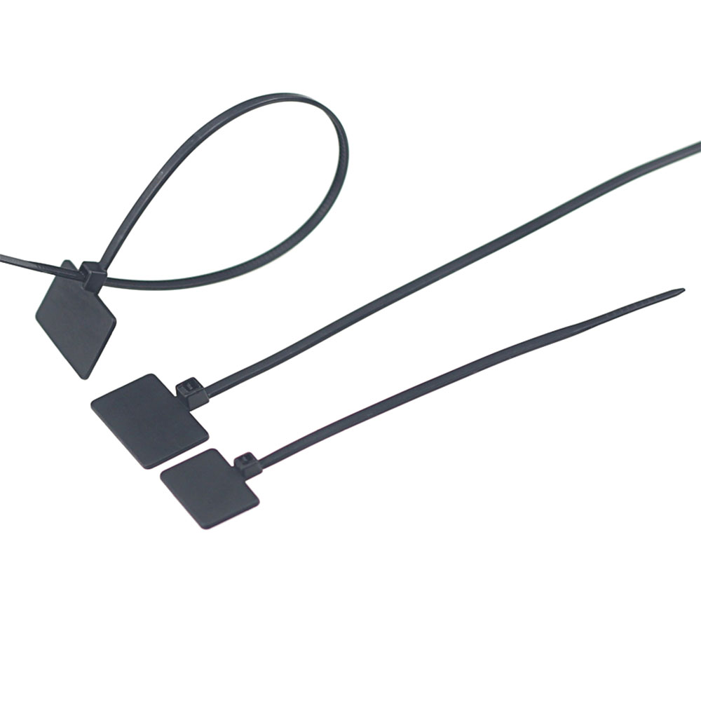 Nylon Material And Self - Locking Type Cable Tie with Marker Tag