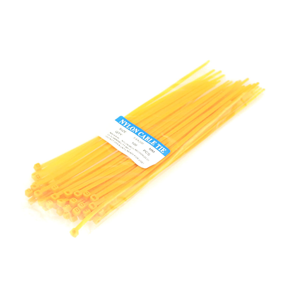 Orange Color Nylon Cable Ties